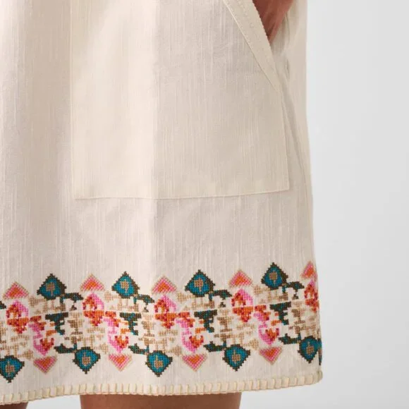 FAHERTY Hailee Dress - White, Size XXS - White - Picture 3 of 11